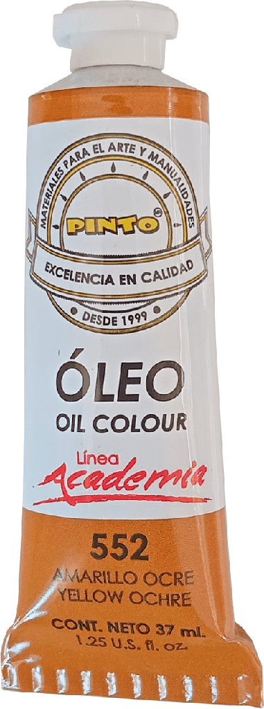 Pintura oleo amarillo ocre 37 ml Pinto