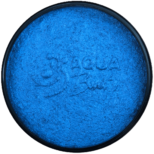 [3926] Maquillaje facial metalico azul 40 G Aqua Bond's