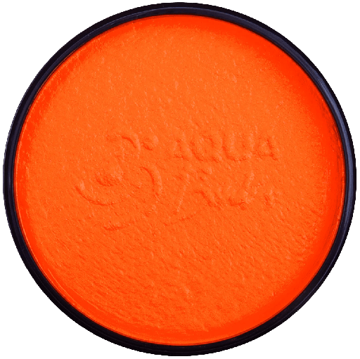 [3924] Maquillaje facial neon naranja 35 G Aqua Bond's