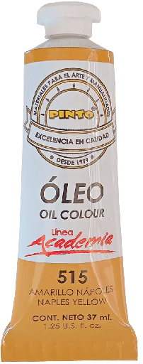 [515] Pintura oleo amarillo napoles 37 ml Pinto