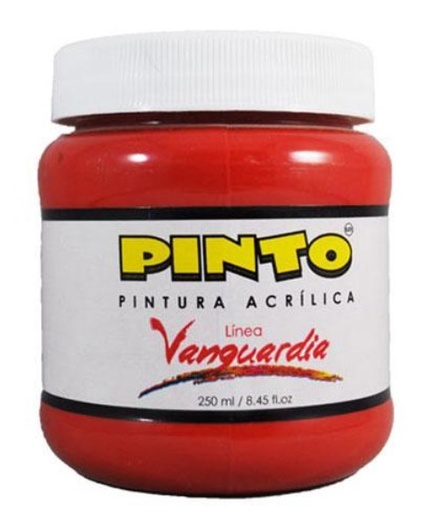 Pintura acrilico Vanguardia 250 ml Rojo primario 722